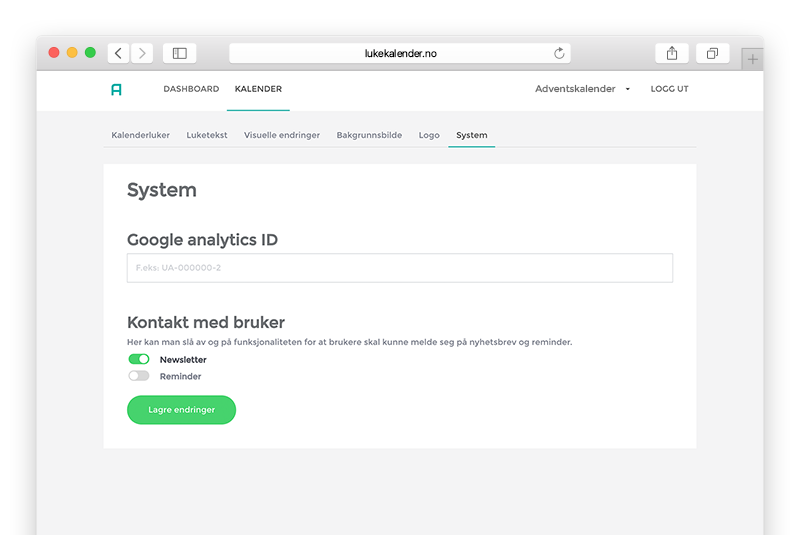 Lukekalender demo